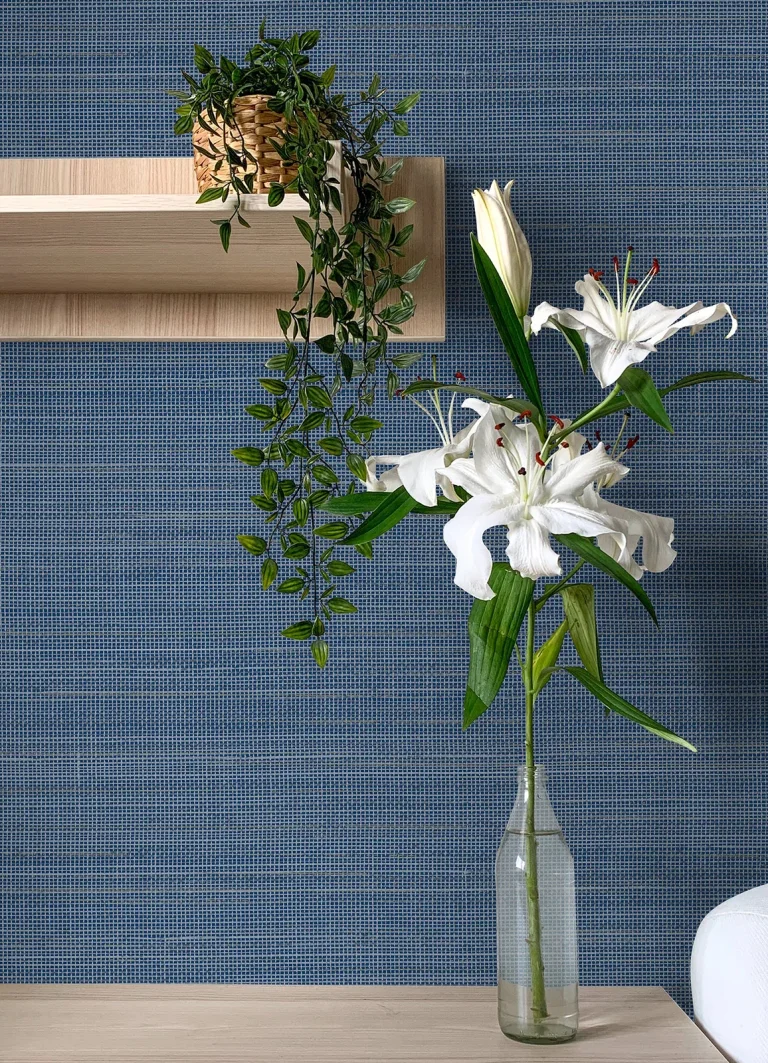 Chesapeake Spinnaker Netting Wallpaper - Navy — Ảnh 3