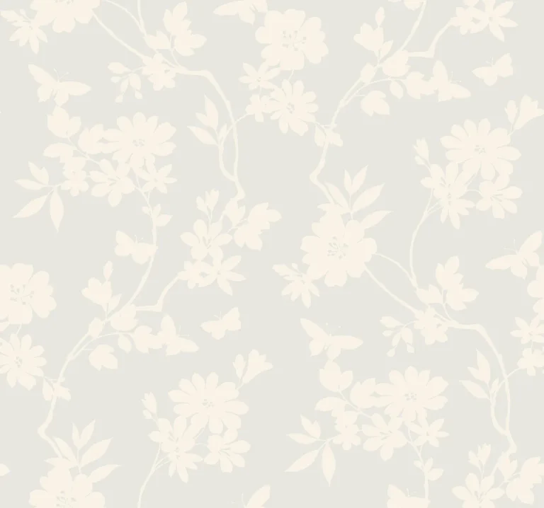 Candice Olson Flutter Vine Wallpaper - Pearl