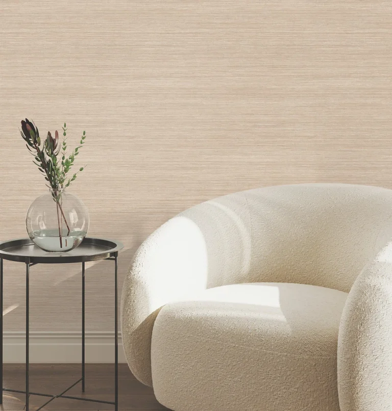 Mystic Faux Grasscloth Wallpaper - Wheat — Ảnh 6