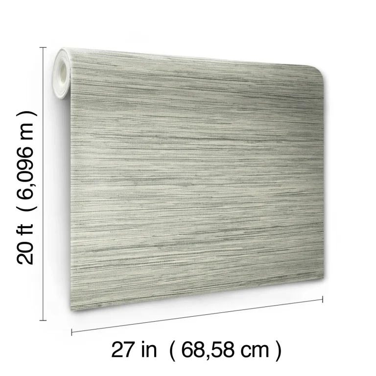 Bahia Grass Peel and Stick Wallpaper - Grey — Ảnh 2