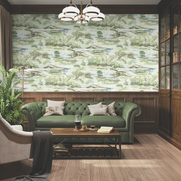 Ronald Redding Hole In One Scenic Wallpaper - Multicolor — Ảnh 5