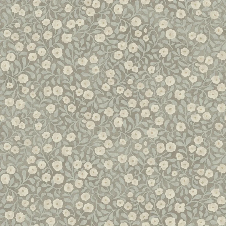 Chesapeake Poppy Trail Floral Wallpaper - Aqua — Image 3