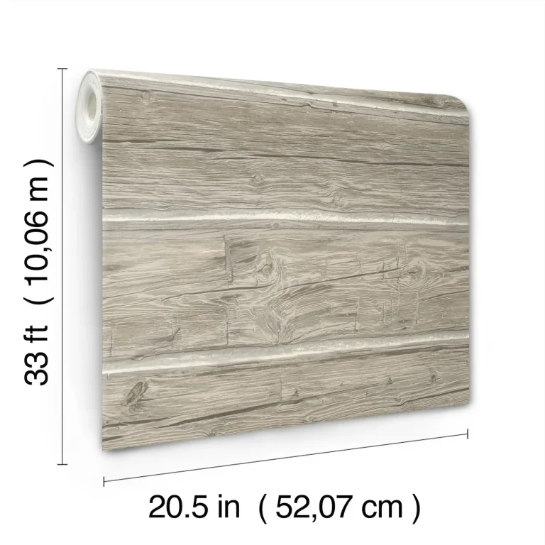Chesapeake Lodgepole Wallpaper - Grey — Image 7
