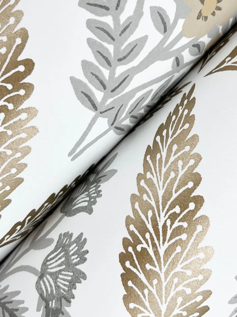 Rifle Paper Co. Estee Garden Wallpaper - Gold Multi — Ảnh 4