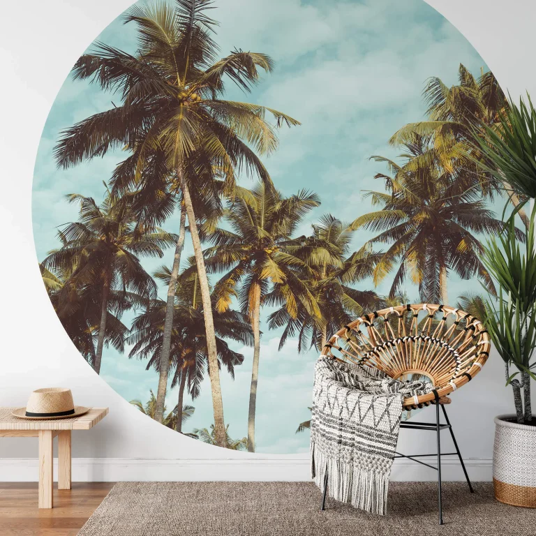 Palm Trees - Wall Mural 5522 - 4 Panel - 192cm x 260cm — Image 2