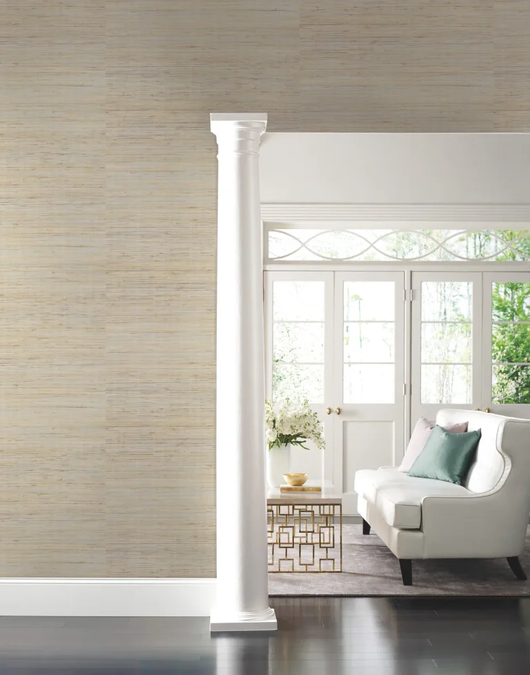 Candice Olson Jute Wallpaper - Silver/Wheat — Image 6