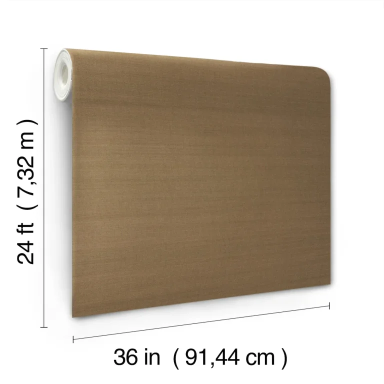 Ronald Redding Maguey Sisal Grasscloth Wallpaper - Toffee — Ảnh 2