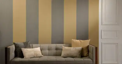 Grande Stripe — Perle et Smoke