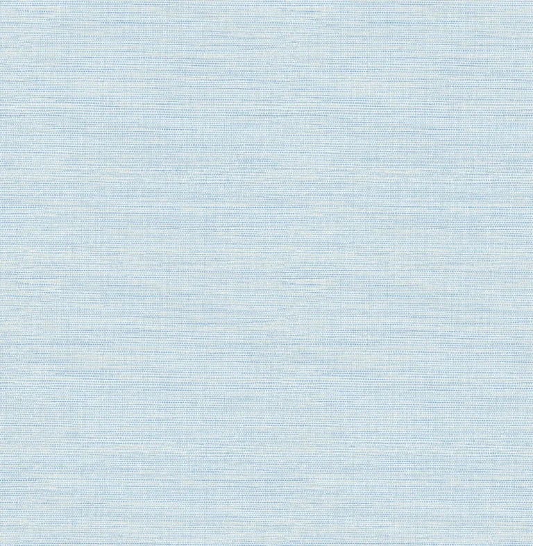 Agave Faux Grasscloth Wallpaper - Blue — Ảnh 4