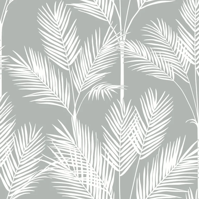 King Palm Silhouette Wallpaper - Fog — Image 5