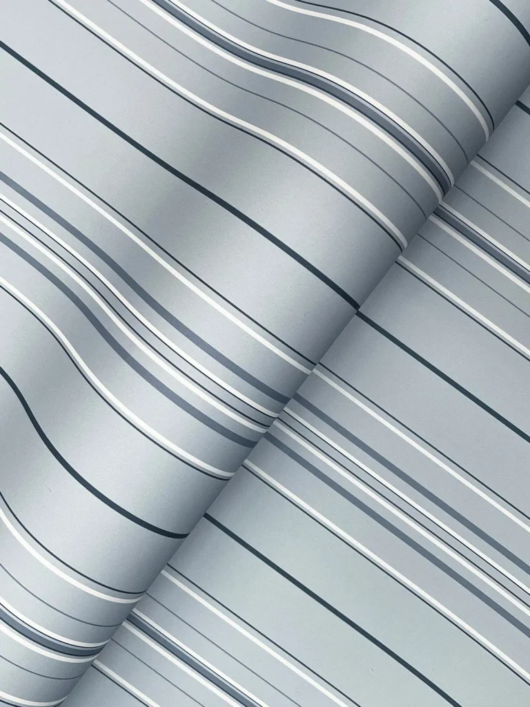 Chesapeake Lascelle Modern Pinstripe Wallpaper - Light Blue — Ảnh 5