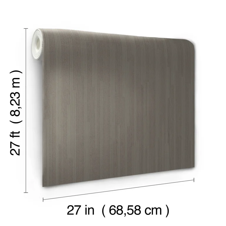 Vertical Plumb Wallpaper - Charcoal — Ảnh 7