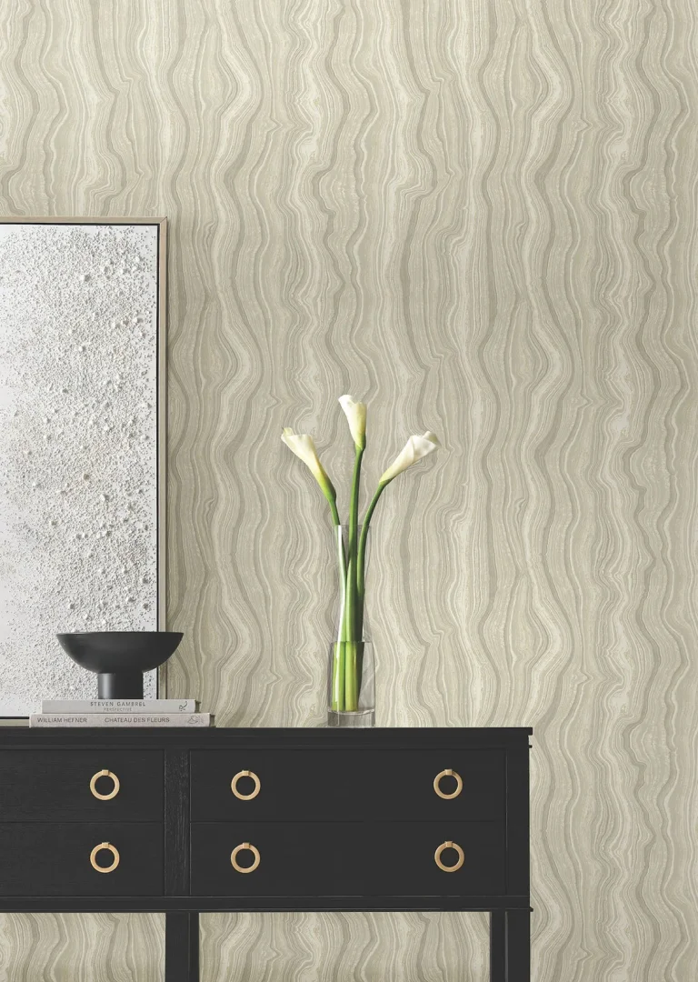 Candice Olson Mineral Shimmer Wallpaper - Warm Neutral & Pearl — Ảnh 2