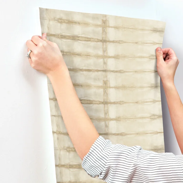 Modulus Geometric Stripe Wallpaper - Wheat — Ảnh 6