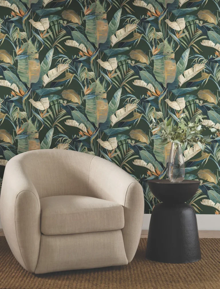 Candice Olson Tropical Cabana Wallpaper - Green — Ảnh 2