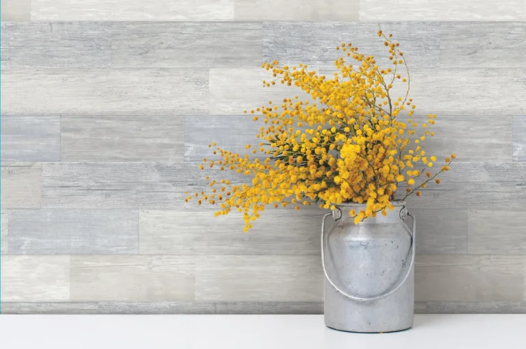 Pallet Board Wallpaper - Blue — Image 3