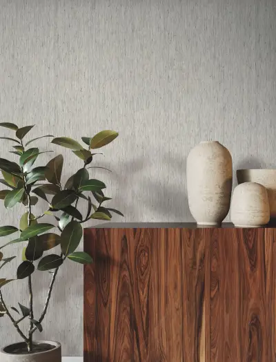 Ronald Redding Variegated Linen Wallpaper - Linen