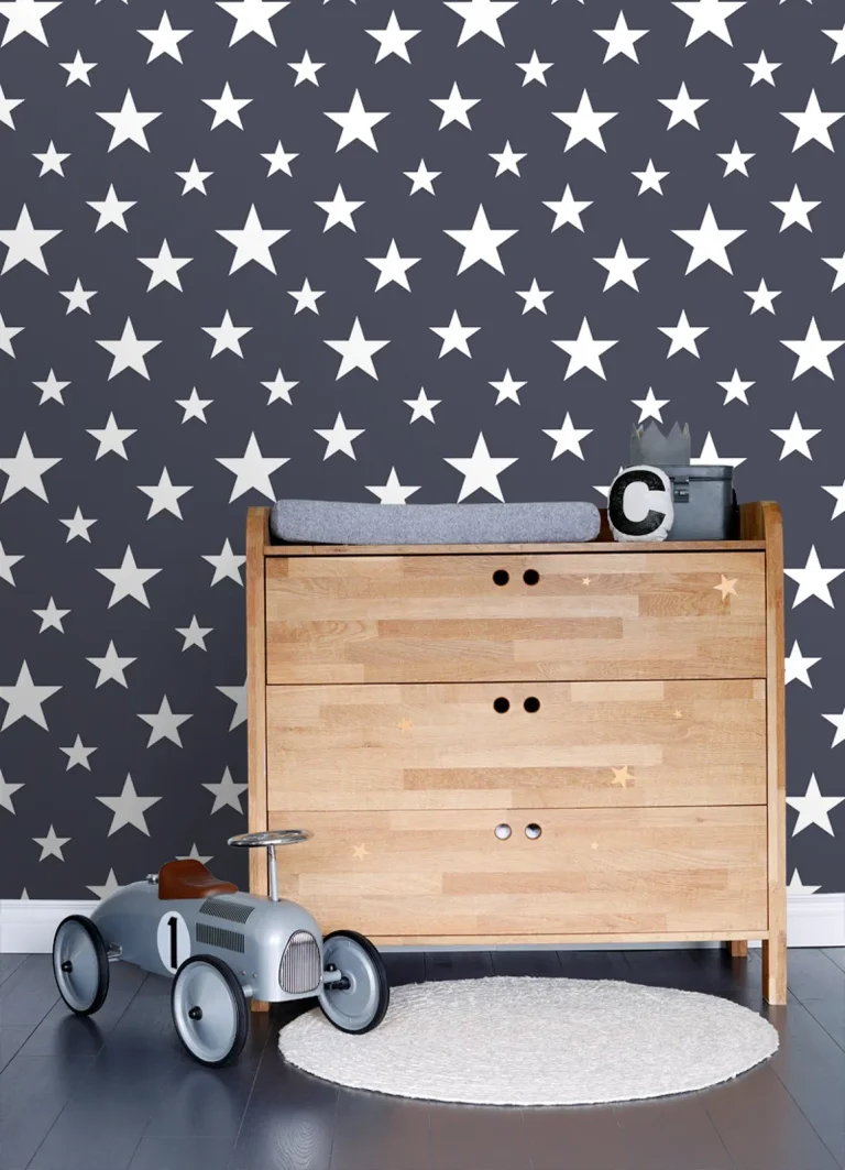 Chesapeake Amira Stars Wallpaper - Navy — Ảnh 2