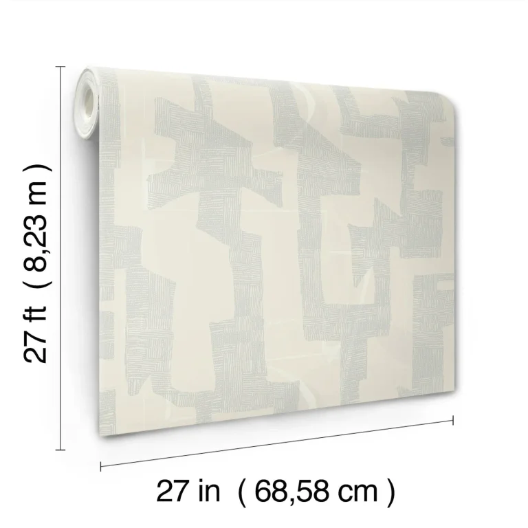 Modern Tribal Wallpaper - Neutral/Grey — Ảnh 7