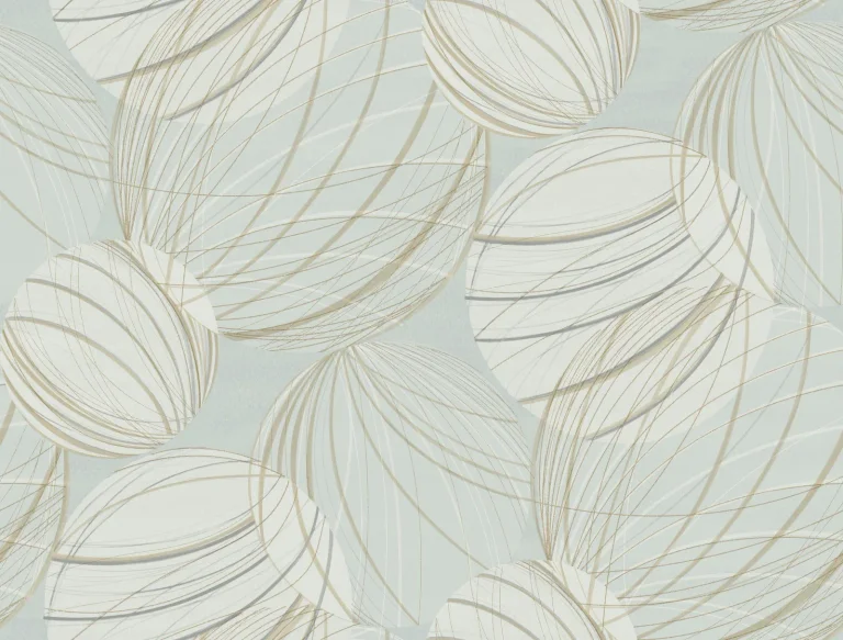 Candice Olson Floating Lanterns Wallpaper - Smokey Blue — Ảnh 2