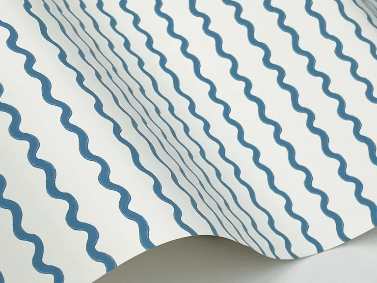 Rifle Paper Co. Rickrack Wallpaper - Blue — Ảnh 6