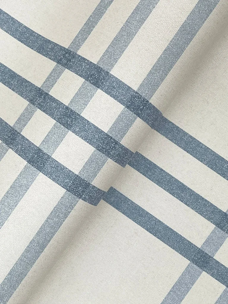 Chesapeake Fletcher Plaid Wallpaper - Blue — Ảnh 7