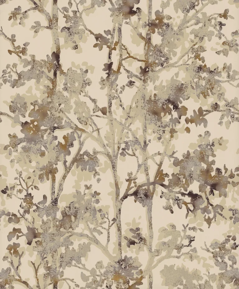 Shimmering Foliage Wallpaper - Khaki/Multi — Ảnh 6