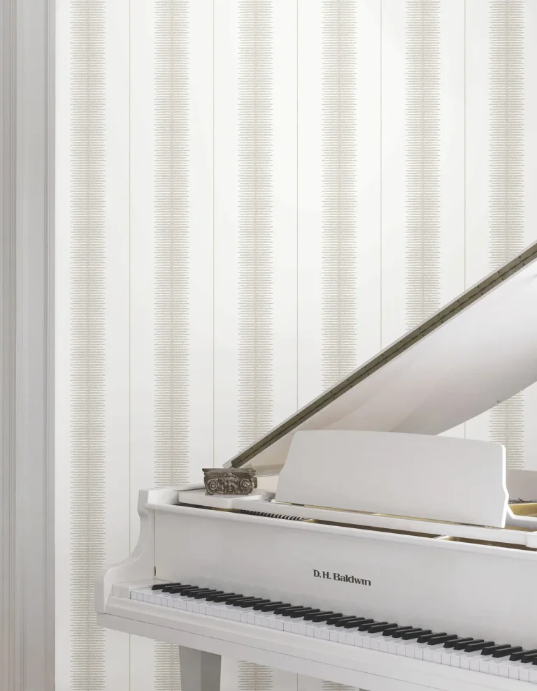 Ronald Redding Tandem Stripe Wallpaper - Taupe — Ảnh 4