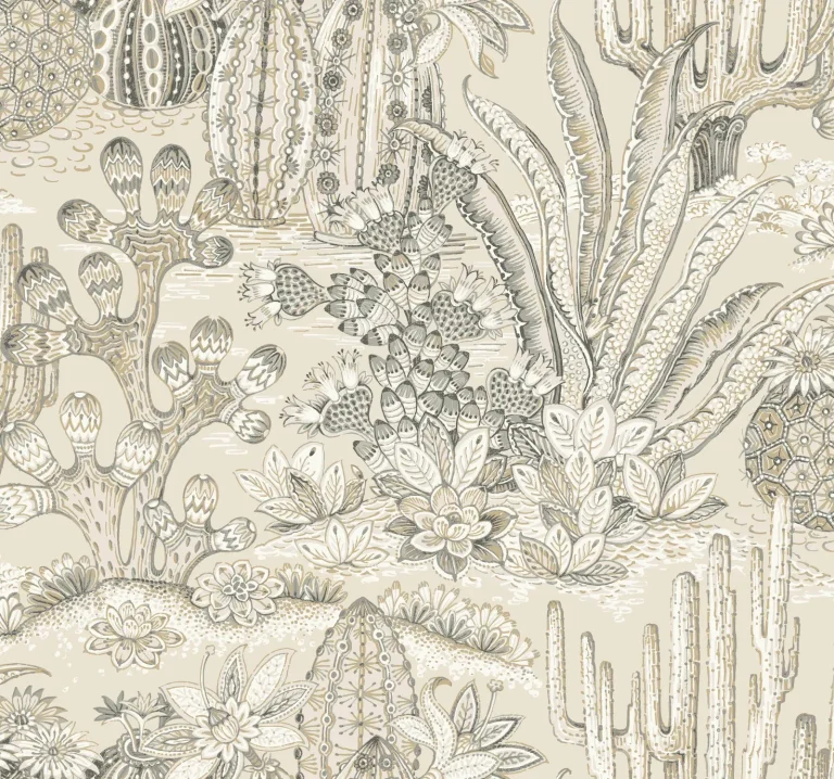 Lotus Land Cacti Wallpaper - Dune — Ảnh 3