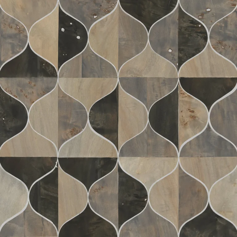 Candice Olson Burlwood Ogee Wallpaper - Black/Taupe — Ảnh 4