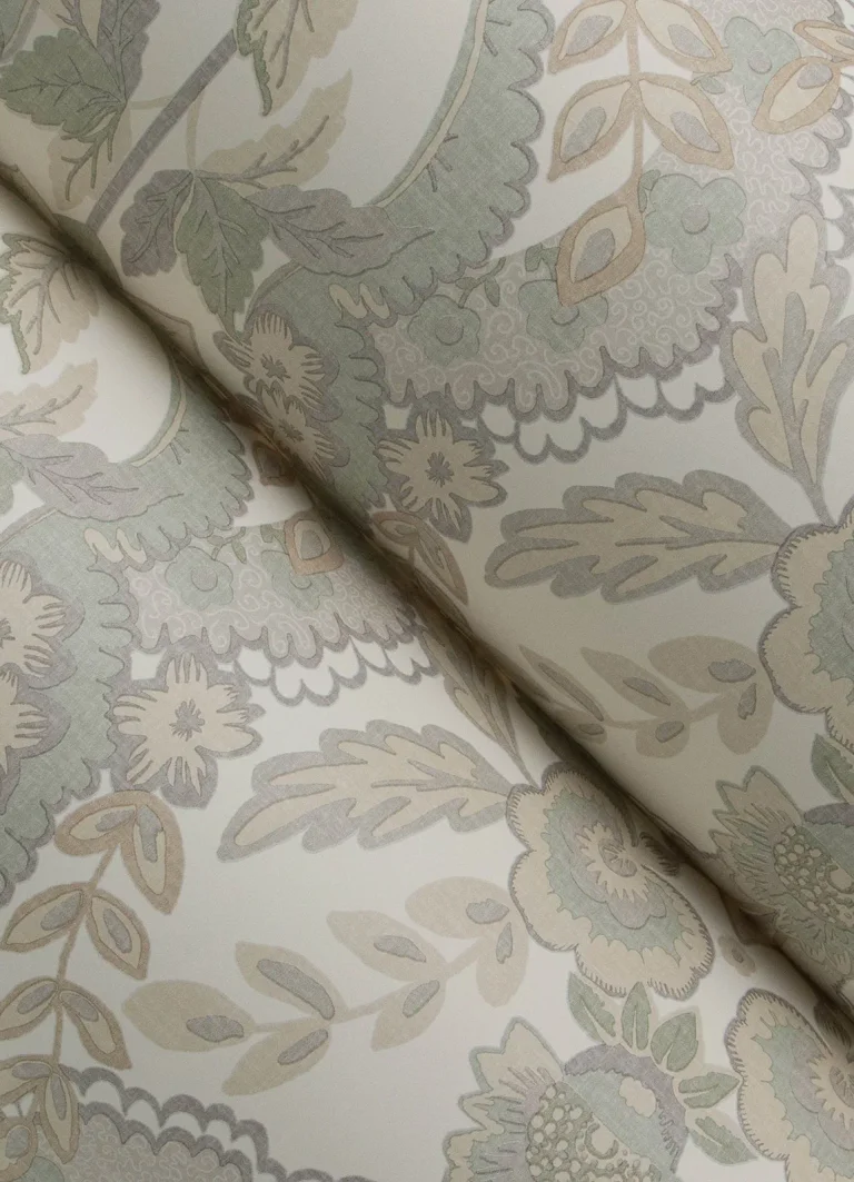 Chris Loves Julia Collins Damask Wallpaper - Light Blue — Ảnh 7