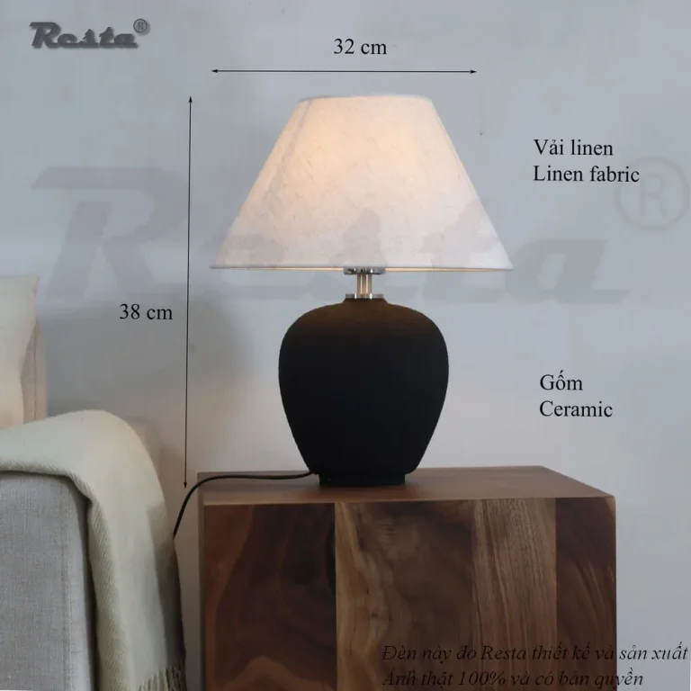 Đèn bàn Resta 36 - Màu đen — Ảnh 6