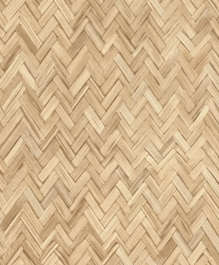 Ellery Herringbone Wallpaper - Wheat — Ảnh 4