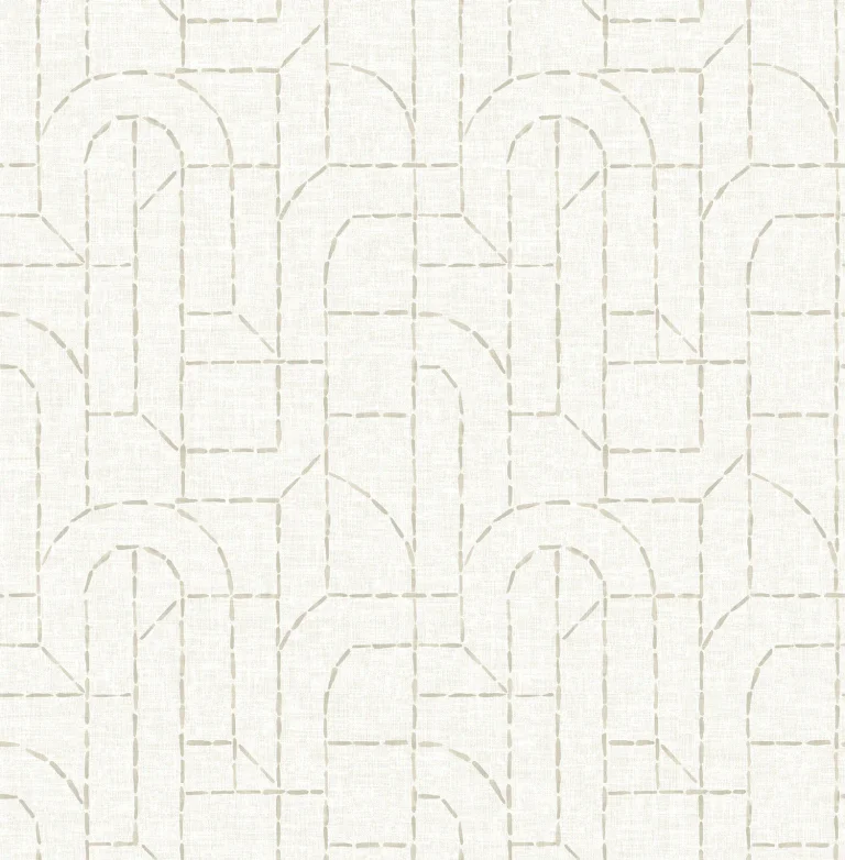 Integrity Arched Outlines Wallpaper - Dove — Ảnh 4