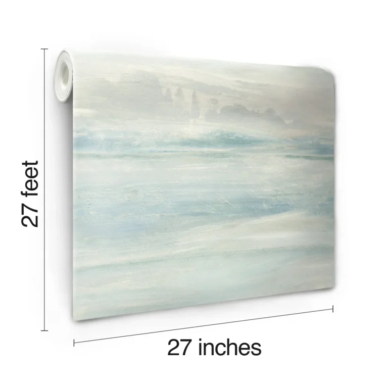 Candice Olson Soothing Mists Scenic Wallpaper - Blue — Ảnh 2