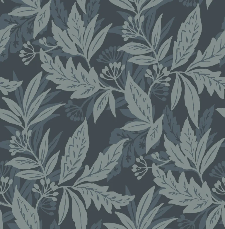 Anita Woodland Floral Wallpaper - Teal — Ảnh 5
