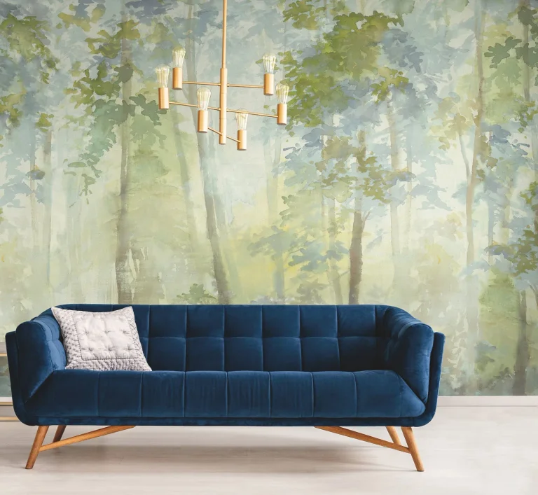 Eden Wall Mural - Blue/Green — Ảnh 2