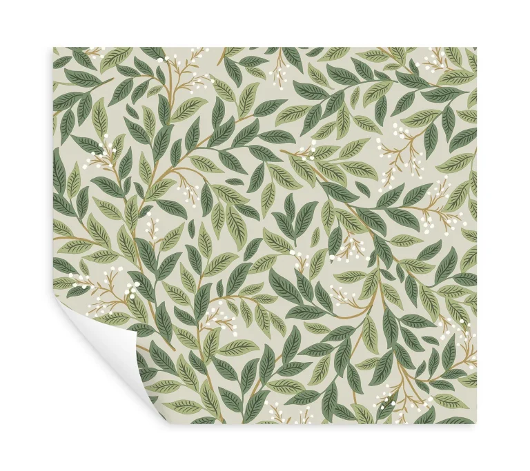 Rifle Paper Co. Willowberry Peel and Stick Wallpaper - Linen — Image 2