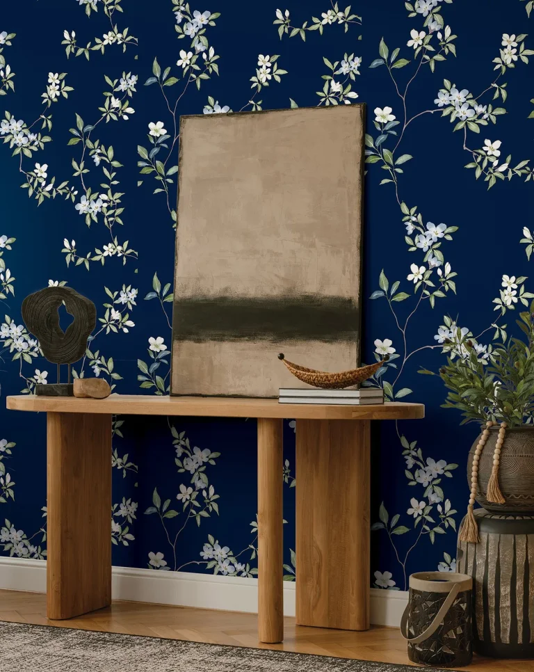Ronald Redding April Blossom Wallpaper - Navy — Ảnh 4