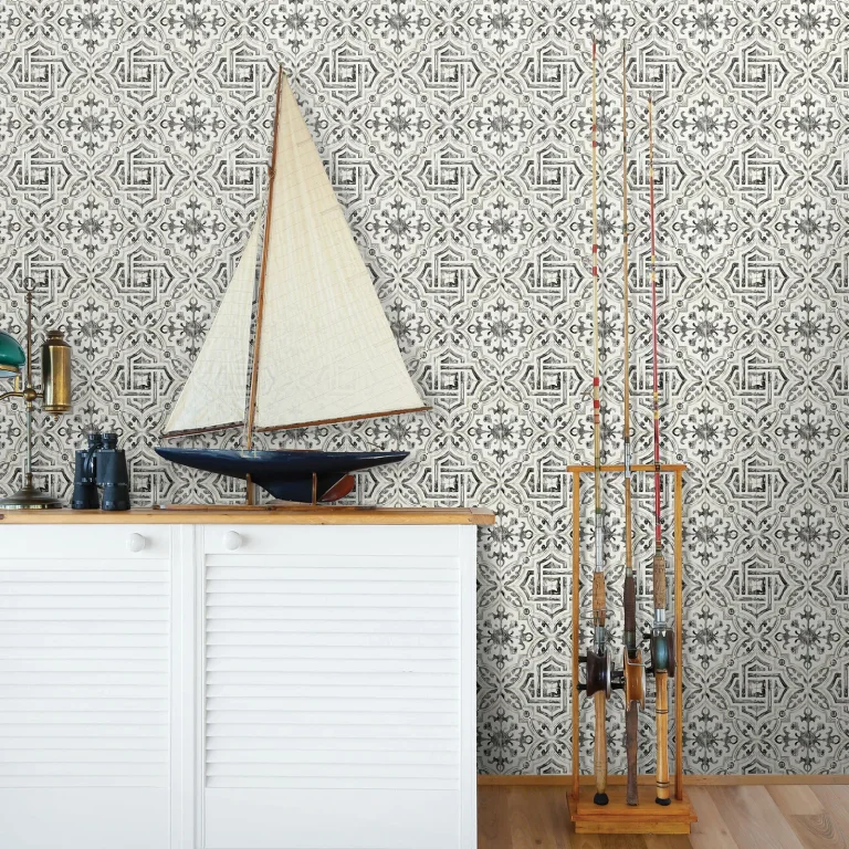 Chesapeake Sonoma Beach Tile Wallpaper - Black — Ảnh 2