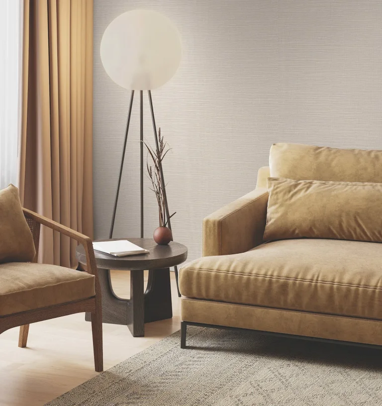 Ronald Redding Horizon Paperweave Wallpaper - Warm Neutral — Ảnh 3