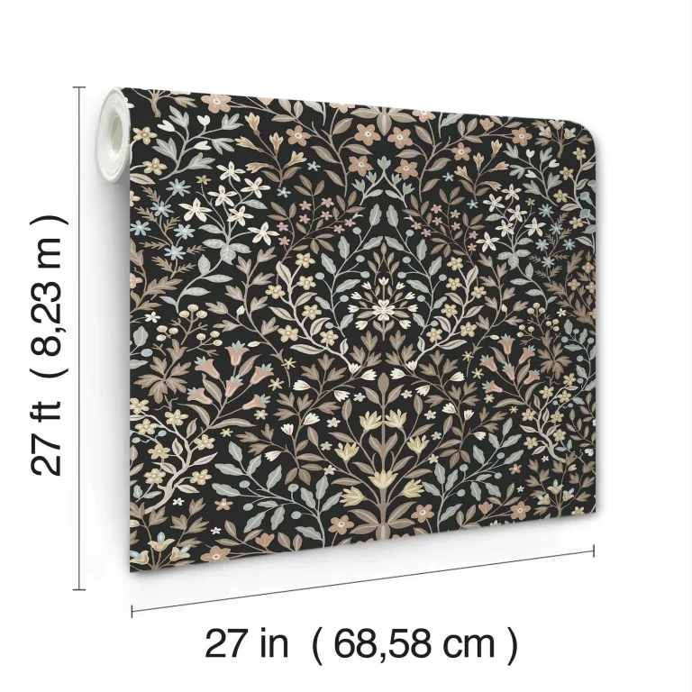 Magnolia Home Garden Terrace Wallpaper - Black/Neutral — Ảnh 3