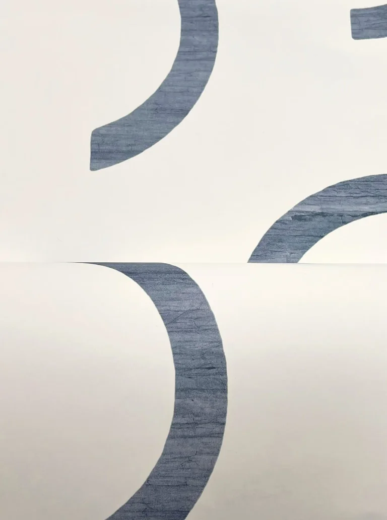Lunula Wallpaper - Navy — Ảnh 7
