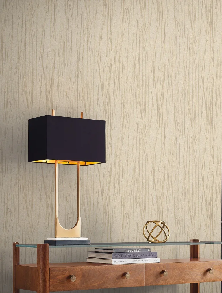 Piedmont Bamboo Wallpaper - Linen — Ảnh 4
