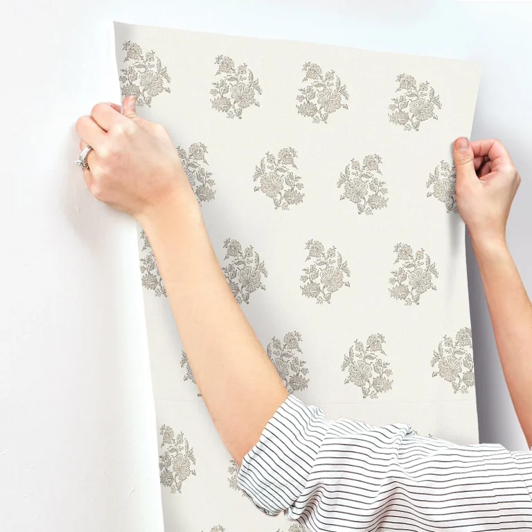 Overbrook Bouquet Toss Wallpaper - Taupe — Ảnh 6
