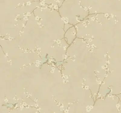 Birds with Blossoms Wallpaper - Blossoms