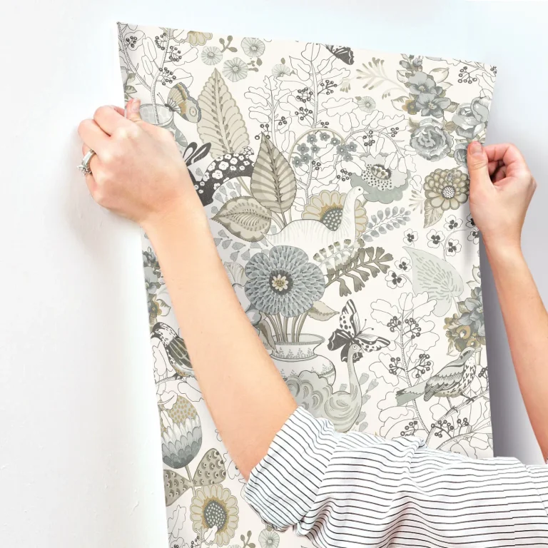 Whimsy Fauna Wallpaper - Neutral — Ảnh 3