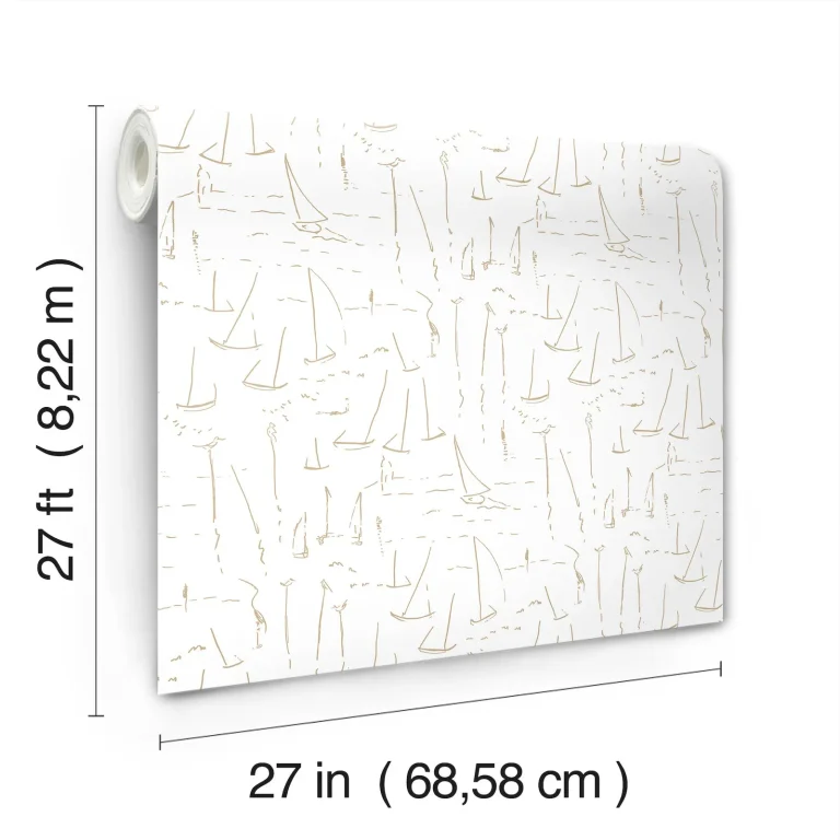 Vermillion Coast Wallpaper - Gold — Ảnh 5