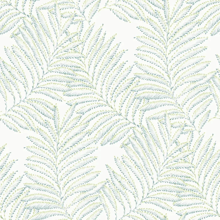 Finnley Inked Fern Wallpaper - Green
