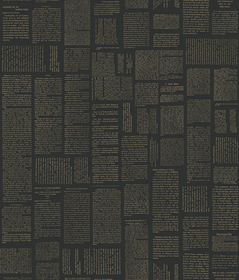 Magnolia Home Crafted Editorial Wallpaper - Black/Metallic Gold — Ảnh 5